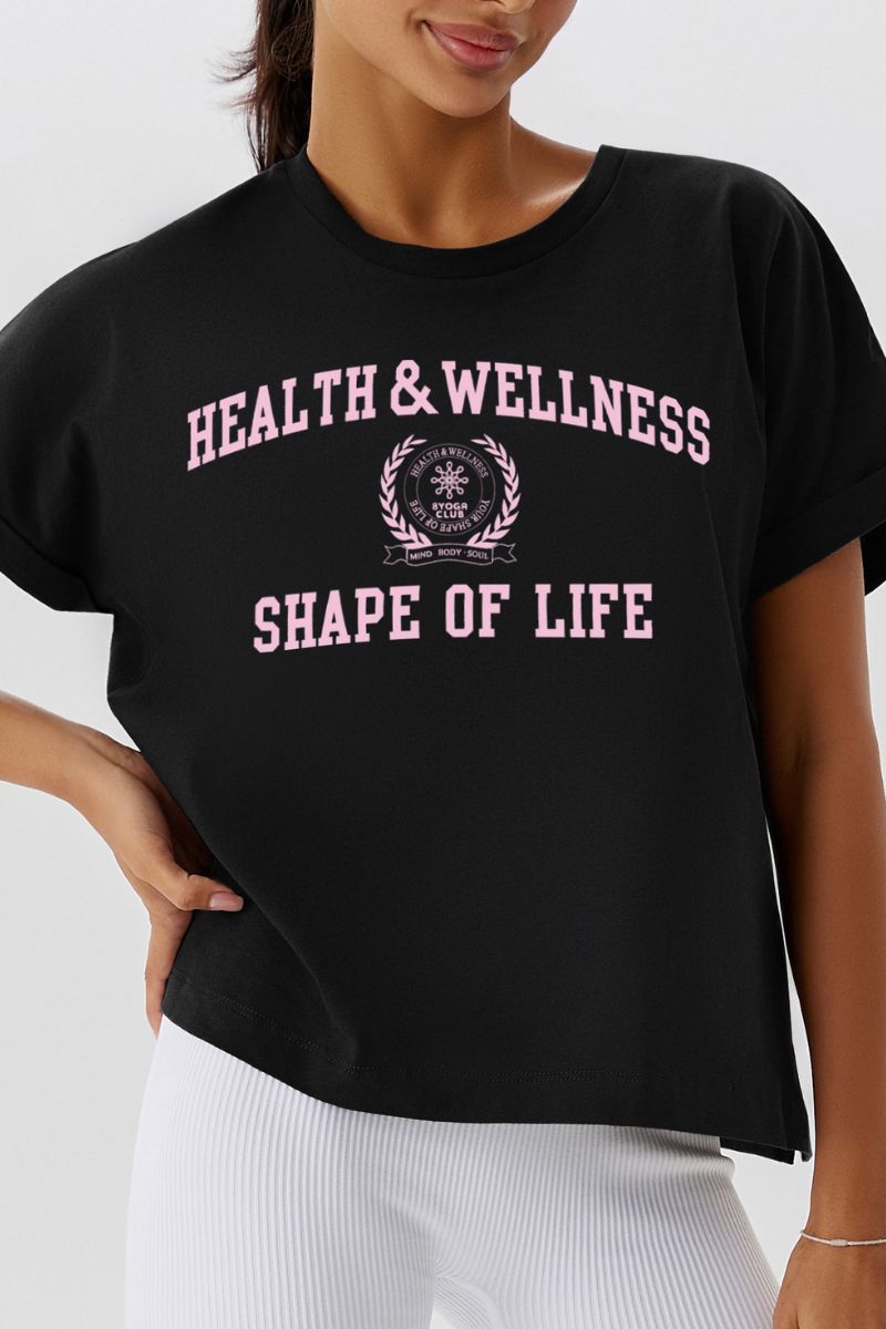 Футболка Health & Wellness (Черный, L)