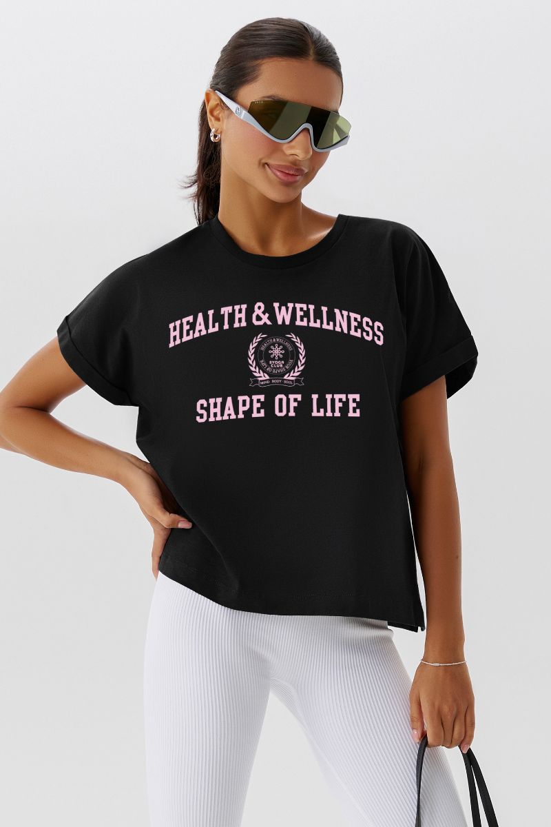 Футболка Health & Wellness (Черный, L)