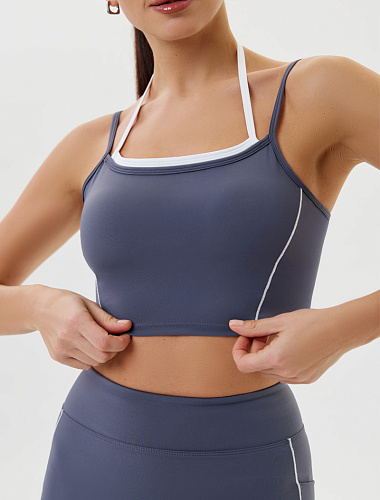 Топ спортивный с двойными бретельками picture-4318